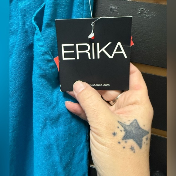 NWT Erika Marine blue capri size XL - Picture 2 of 4